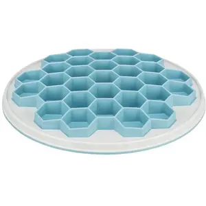 Trixie Slowfeeding plaathive kunststof tpr tpe grijs blauw pas cher
