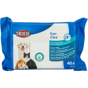 Comparateur de prix : Trixie Lingettes pour le soin des yeux 40 pièces (Chien, Chat), Produits de soins pour animaux