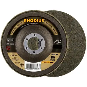 Rhodius, Abrasifs, TOPline VKSS WS Vlieskompaktscheibe 115 x 22,23 mm ... pas cher