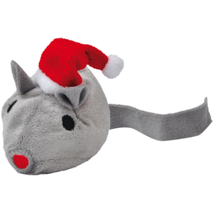 Coussin pour chat souris Baldi avec un bonnet de Père Noël d’Aumüller pas cher