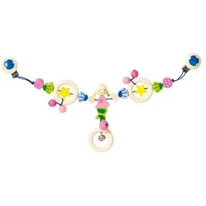 Chaine Poussette Sirène avec clips Heimess - Jouets en bois HM734850 pas cher