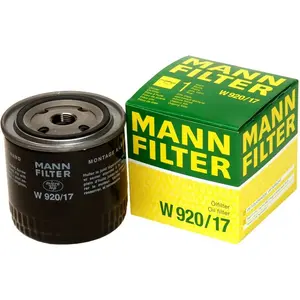 MANN-FILTER W 920/17 Filtre à huile - VÉHICULE DE TOURISME + UTILITAIRES pas cher