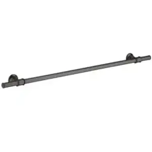 hansgrohe, Porte-serviettes + crochets pour serviettes, Porte-serviettes de bain AXOR MONTREUX montage mural 800mm brushed black chrome pas cher