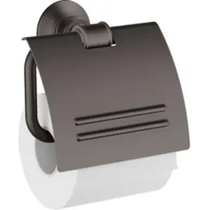 hansgrohe, Dérouleur de papier toilette, Porte-rouleau de papier AXOR MONTREUX montage mural brushed black chrome pas cher