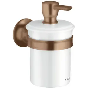 hansgrohe, Distributeur de savon + porte-savon, AXOR Distributeur de l...