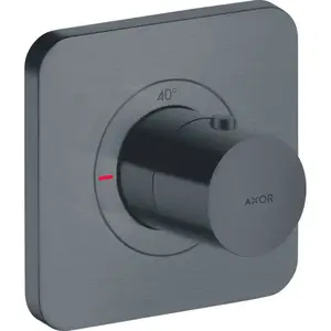 hansgrohe, Robinetterie de salle de bains, Module thermostatique AXOR CITTERIO E DN 20 UP 12x12 brushed black chrome