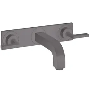 hansgrohe, Robinetterie de salle de bains, Mélangeur lavabo 3 trous AXOR CITTERIO DN 15 UP m Al 226mm Hebelgr u Pl bru bl
