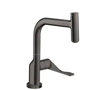 Axor, Robinetterie de cuisine, Mitigeur monocommande pour évier Sel CITTE DN 15 avec bec extractible bru black chrome
