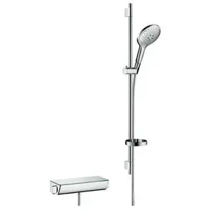 Hansgrohe Set Thermostatique + Colonne de Douche COMBI RAINDANCE Select 150 blanc/chroméVendu parrakuten