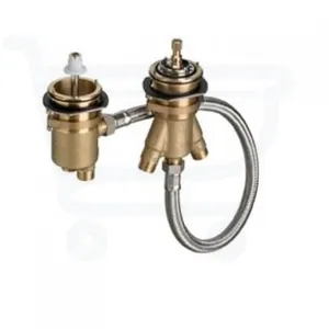 Hansgrohe Corps d'encastrement pour thermostatique 2 trous pour montage sur bord... pas cher