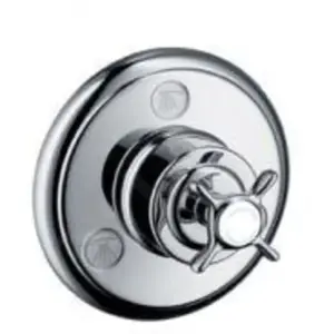 hansgrohe, Robinetterie de salle de bains, Vanne d'arrêt/inverseur AXOR MONTREUX AXOR MONTREUX Trio/Quattro, encastré chrome