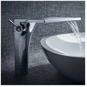 Hansgrohe Axor Massaud wastafelkraan highriser Chroom pas cher