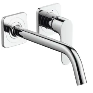 Hansgrohe AXOR Citterio M afbouwdeel voor 2 gats wandkraan met rozetten 22cm chroom pas cher