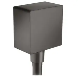 Hansgrohe Coude de raccordement Square, noir chromé brossé (26455340)Vendu parrakuten