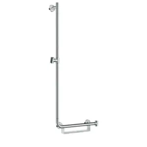 Unica Barre de douche Comfort 110 cm avec poignée à droite sans flexible 26403400 - Hansgrohe pas cher