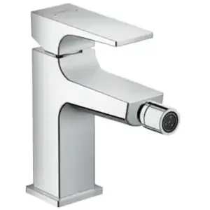 Hansgrohe Mitigeur bidet poignée manette, bonde Push-Open chromé