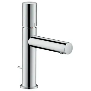 Axor Uno 3 wastafelkraan 100 zero greep met waste, chroom pas cher