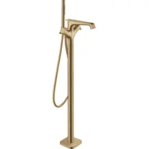 hansgrohe, Robinetterie de salle de bains, Thermostatique de bain AXOR CITTERIO E DN 15, au sol bronze brossé