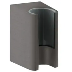 hansgrohe, Barre de douche + curseur, Support de douche AXOR ONE position fixe brushed black chrome pas cher