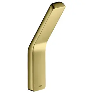 hansgrohe, Porte-serviettes + crochets pour serviettes, Crochet simple AXOR UNIVERSAL montage mural polished gold optic pas cher