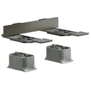 hansgrohe, Dérouleur de papier toilette, Set d'adaptateurs AXOR UNIVERSAL brushed black chrome pas cher