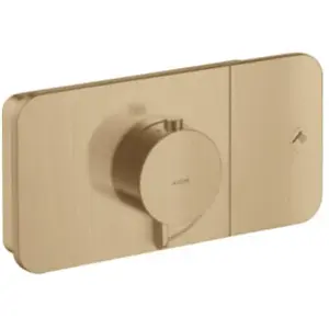 Axor, Robinetterie de salle de bains, Set de finition ONE pour thermostat encastré 1 ligne bronze brossé