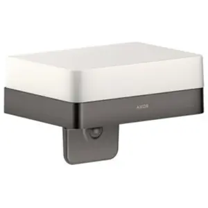 Axor, Distributeur de savon + porte-savon, Distributeur de savon liquide UNIVERSAL avec tablette brushed black chrome pas cher