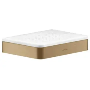 Axor, Distributeur de savon + porte-savon, Porte-savon/tablette UNIVERSAL montage mural bronze brossé pas cher