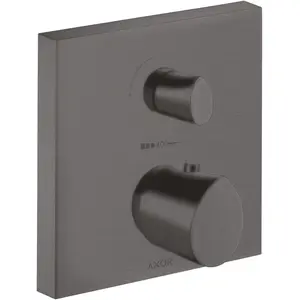hansgrohe, Robinetterie de salle de bains, AXOR Starck Thermostat organique à encastrer, robinet d'arrêt et inverseur, 2 consommate
