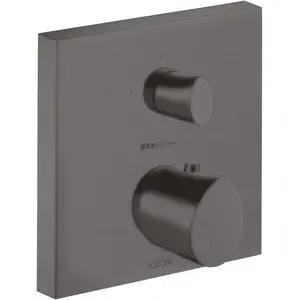 hansgrohe, Robinetterie de salle de bains, AXOR Starck Thermostat organique Starck encastré avec robinet d'arrêt, 1 consommateur