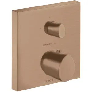 Axor, Robinetterie de salle de bains, Starck Thermostat organique Starck encastré avec robinet d'arrêt, 1 consommateur pas cher