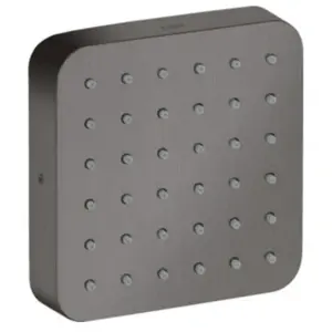 hansgrohe, Pommeau de douche, Module de douche AXOR CITTERIO E DN 15 UP 12x12 brushed black chrome (1 Type de jet, 5.30 l/min)