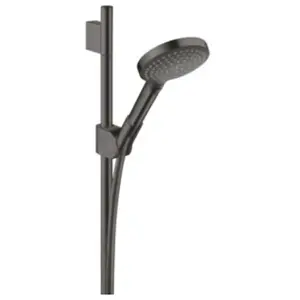 hansgrohe, Pommeau de douche, Set de douche AXOR UNO2 m Axor 120 3jet Handbr bru noir chrome (3 Types de jets, 15 l/min) pas cher