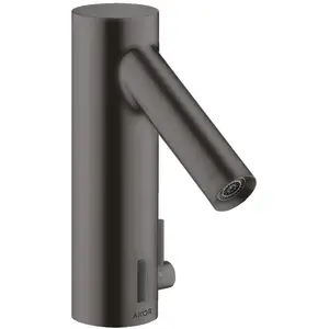 hansgrohe, Robinetterie de salle de bains, Mitigeur électronique pour lavabo AXOR STARCK DN 15 réseau 230 V m réglage temp. bru bl