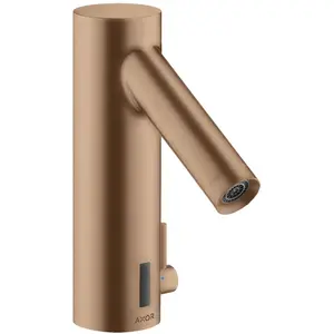 hansgrohe, Robinetterie de salle de bains, mitigeur électronique de lavabo avec régulation de la température et raccordement au se