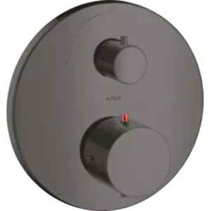 hansgrohe, Robinetterie de salle de bains, Thermostatique AXOR STARCK UP avec robinet d'arrêt brushed black chrome