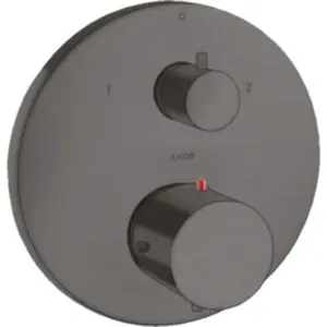 hansgrohe, Robinetterie de salle de bains, Thermostatique AXOR STARCK UP avec inverseur bru noir chrome