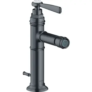 hansgrohe, Robinet de bidet, Mitigeur monocommande pour bidet AXOR MONTREUX DN 15 m ZAG 1 1/4" brushed black chrome