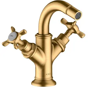 Axor, Robinetterie de salle de bains, Montreux Miscelatore per bidet a 2 mani, rifiuti a scomparsa
