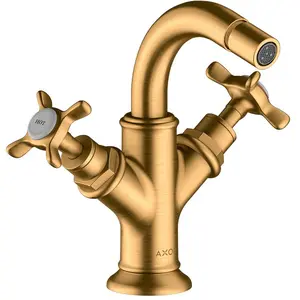 hansgrohe, Robinetterie de bidet, AXOR Mélangeur bidet Montreux 2 poig...