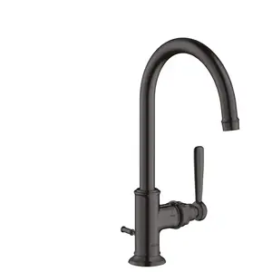 Axor, Robinetterie de salle de bains, EH-WT-MI 210 MONTREUX DN 15 m ZAG 1 1/4" brushed black chrome
