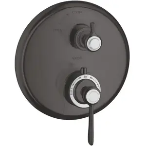 Axor, Robinetterie de salle de bains, Thermostatique MONTREUX UP avec robinet d'arrêt et poignée de douche chromée pas cher