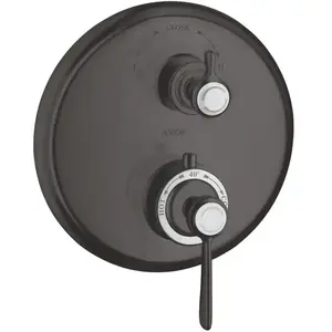 hansgrohe, Robinetterie de salle de bains, Thermostatique AXOR MONTREUX UP avec robinet de vidange et de remplissage et douchette à main chrome pas cher