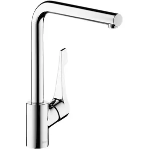 hansgrohe Mitigeur de cuisine Cento L, 1 jet, Chromé, 14802000 pas cher