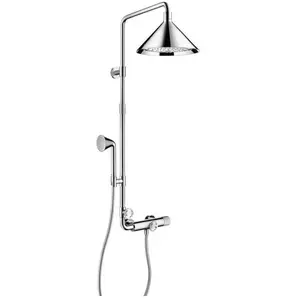 hansgrohe AX Front Showerpipe Chrome pas cher
