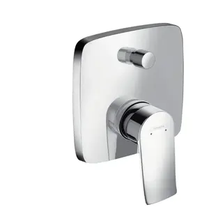 Hansgrohe - Set de finition pour mitigeur bain/douche encastré chromé 2 soties silencieux - Metris pas cher