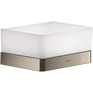 Axor, Rangement pour douche, Tablette UNIVERSELLE pour douche, montage mural nickel brossé pas cher