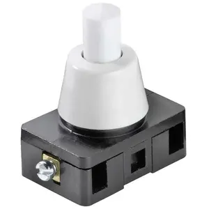 interBär Bouton-poussoir à accrochage, Bouton + interrupteur, Blanc pas cher