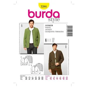 burdastyle Burda Naaipatroon 7291 - Tiroler vest in variaties