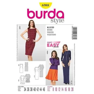 burdastyle Burda Naaipatroon 6988 - Jurk in variaties pas cher